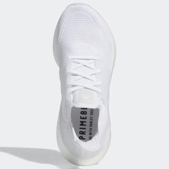 Adidas Ultraboost 22 Women's Running Training Triple White FY0403 10 US - Picture 4 of 16